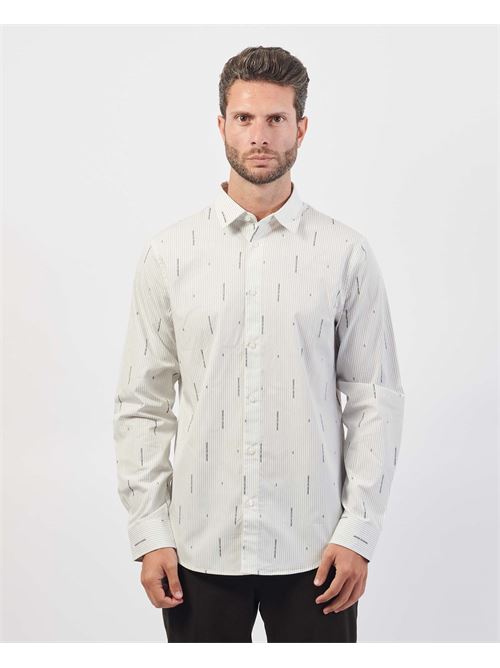 Camicia casual Armani Exchange in popeline di cotone ARMANI EXCHANGE | 6DZC06-ZN5DZ51BA